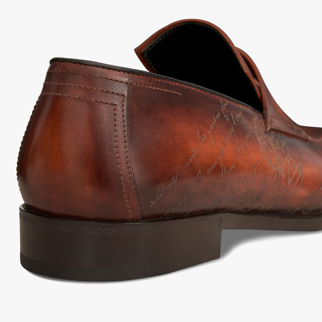 Andy Démesure Neo Scritto Leather Loafer, CACAO INTENSO, hi-res 5