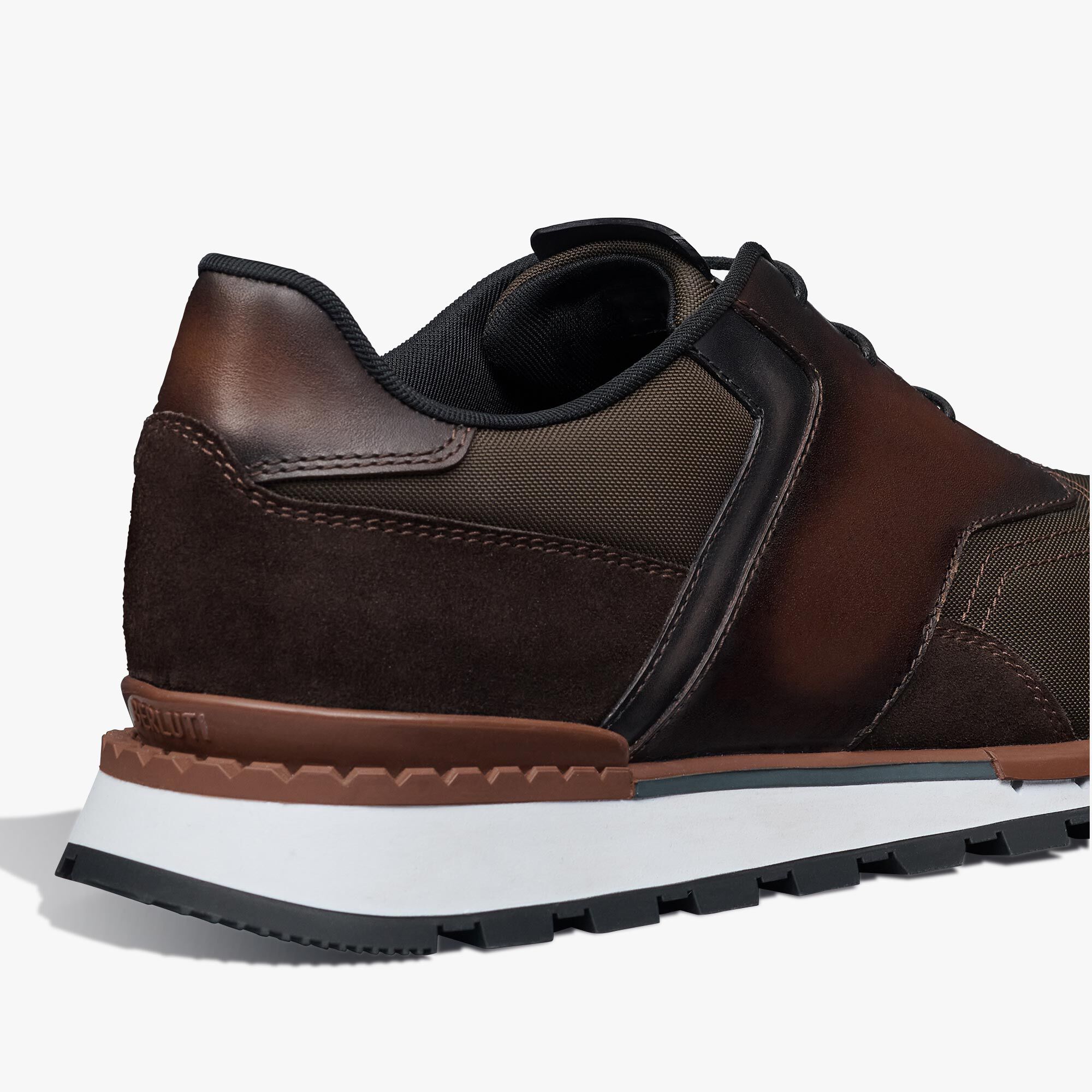 Fast Track Nylon And Leather Sneaker Berluti IT