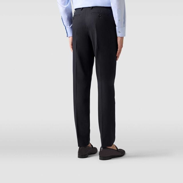 Classic Wool Slim Pants, COLD NIGHT BLUE, hi-res 3
