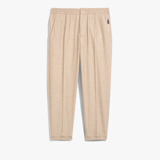 Pantalon De Jogging En Cachemire Stretch, WARM BEIGE, hi-res