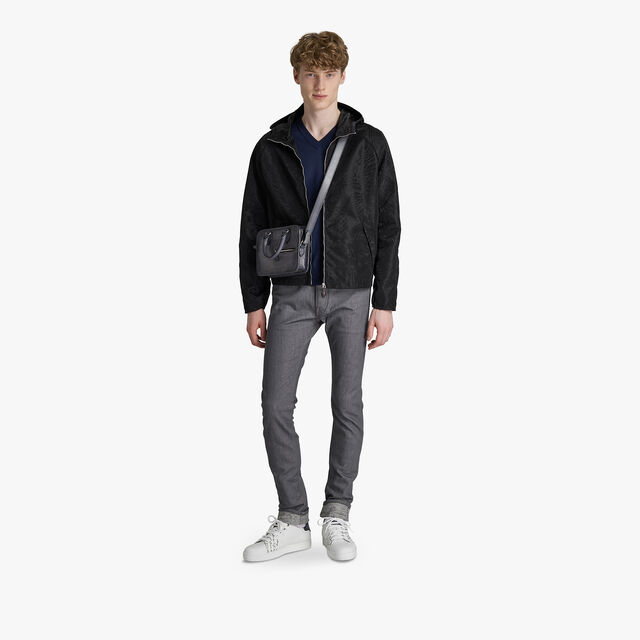 B-Way En Nylon Scritto, NOIR, hi-res 4