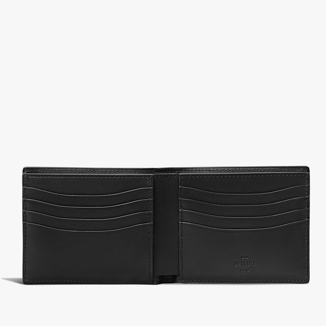 Portefeuille Compact Makore Slim En Cuir Scritto , BLU MINERALE, hi-res 3
