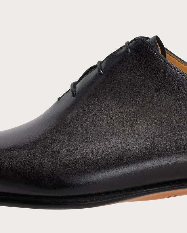 Alessandro Galet Calf Leather Oxford, Nero Grigio, hi-res