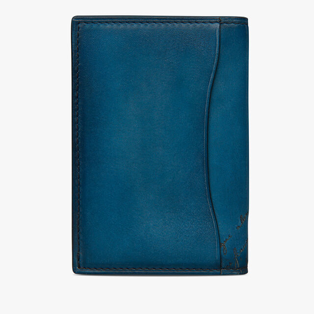 Jagua Scritto Leather Card Holder, AVEIRO, hi-res 2