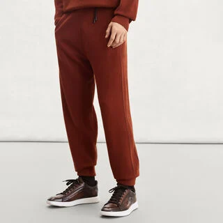 Shadow Wool Jogpants, RUST, hi-res