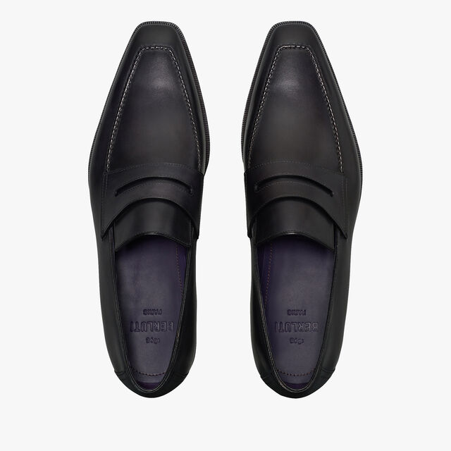 Andy Demesure Leather Loafer, NERO GRIGIO, hi-res 3