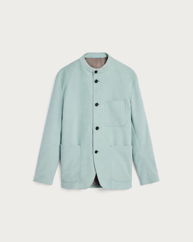 Cotton Corduroy Foresti&egrave;re Jacket, Duck Egg, hi-res