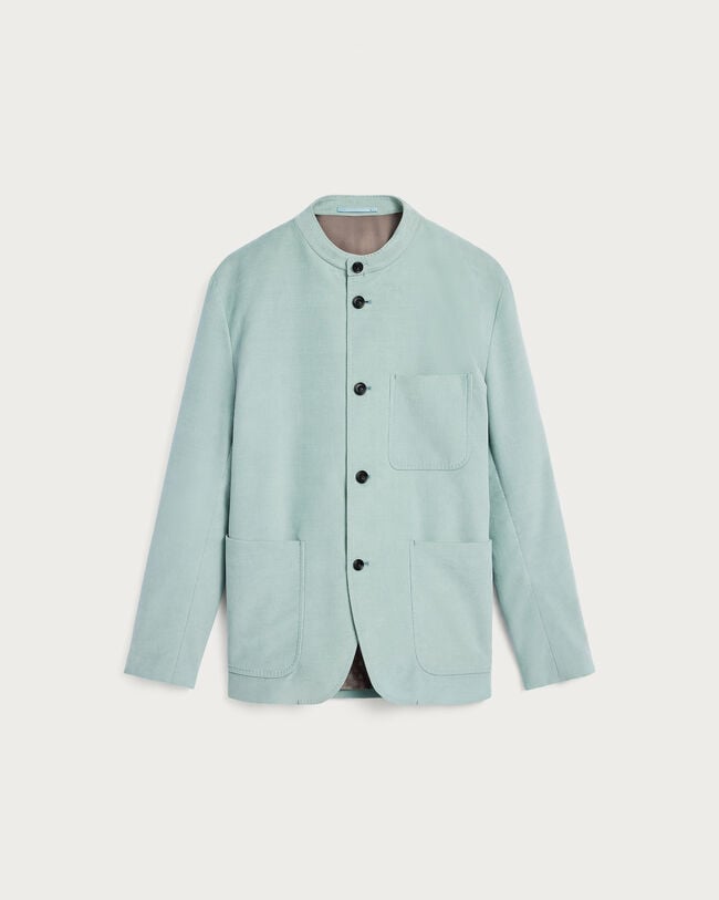Cotton Corduroy Foresti&egrave;re Jacket, Duck Egg, hi-res