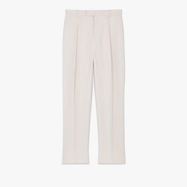 Linen Pleated Trousers