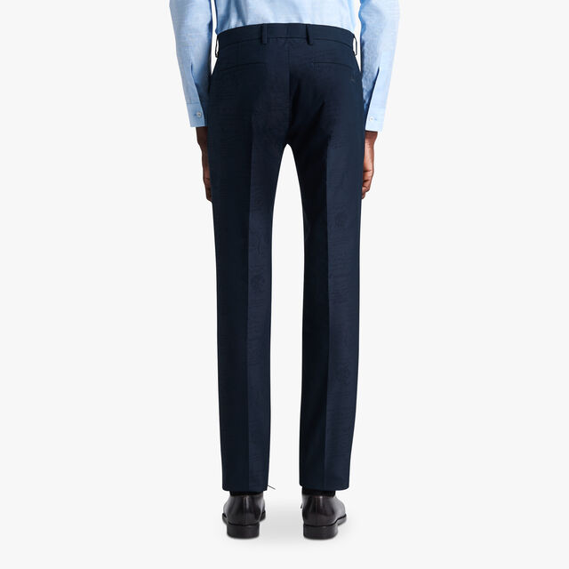 Pantalon Chino Scritto, COLD NIGHT BLUE, hi-res 3