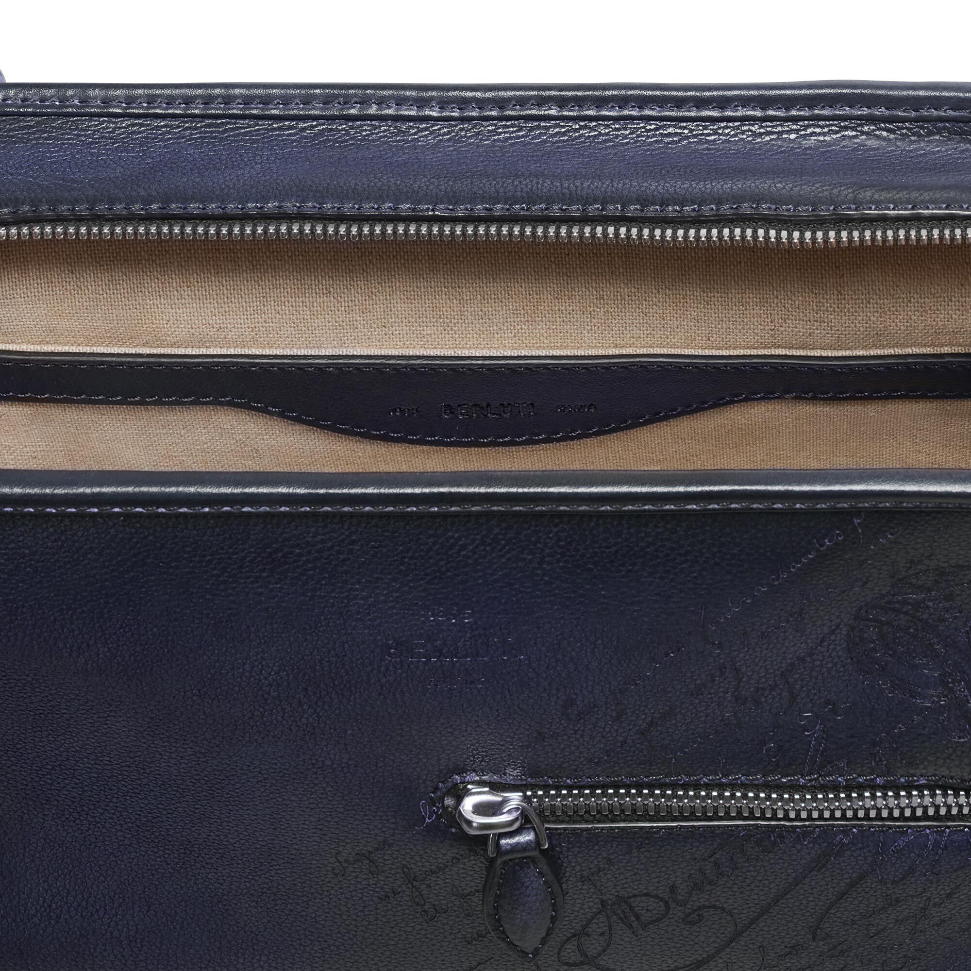 Journalier Scritto Leather Messenger | Berluti US