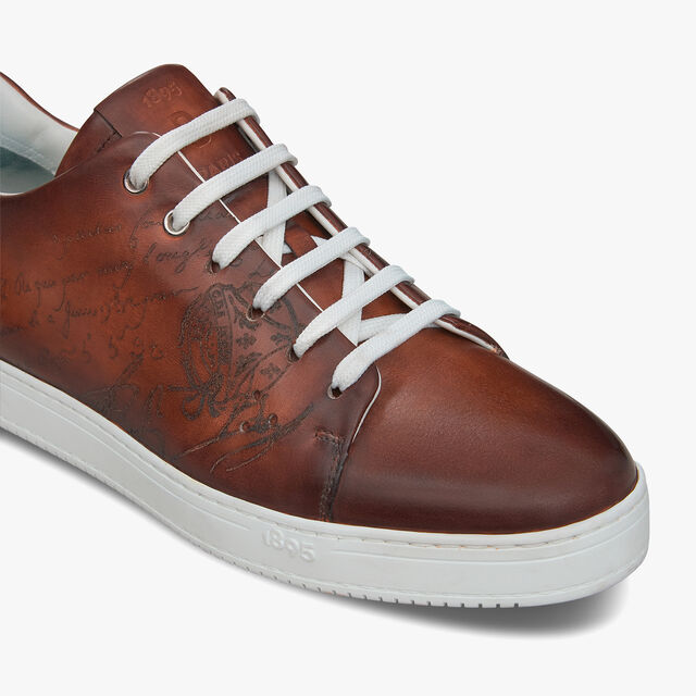 Playtime Scritto Leather Sneaker, CACAO INTENSO, hi-res 6