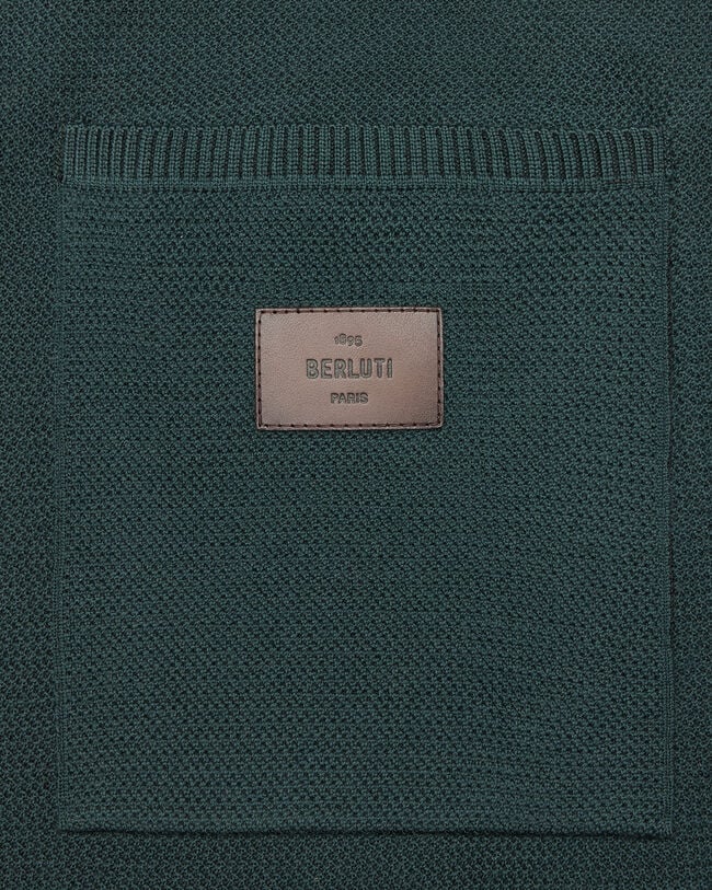 Shadow Jogpants with Leather Detail, Fir Green, hi-res