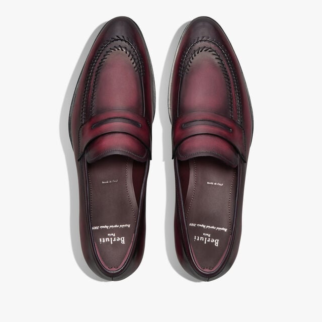 Rapiécé-Reprisé Leather Loafer, SAINT EMILION, hi-res 3