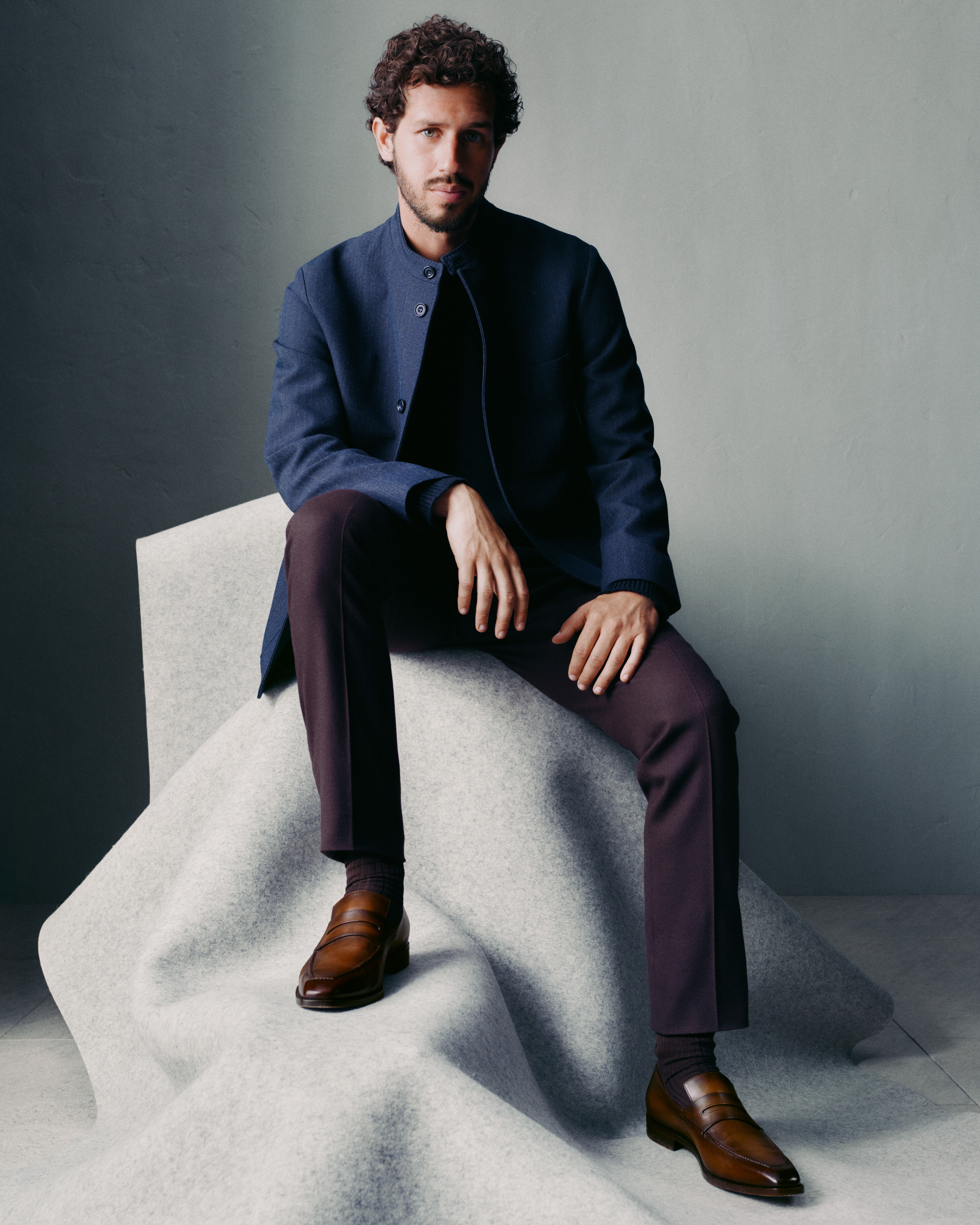 ベルルッティ　ピーコート　カシミヤ　100％　ジャケット Super100ウールビーバーPコート(ピーコート) | MICHEL KLEIN