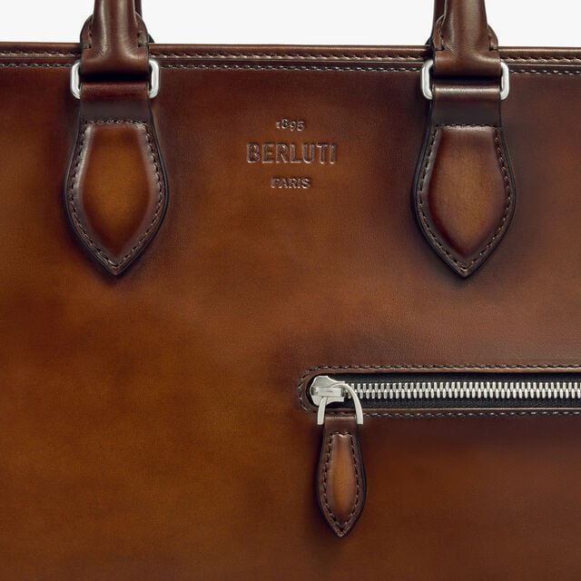 Cartable Un Jour En Cuir, CACAO INTENSO, hi-res 7