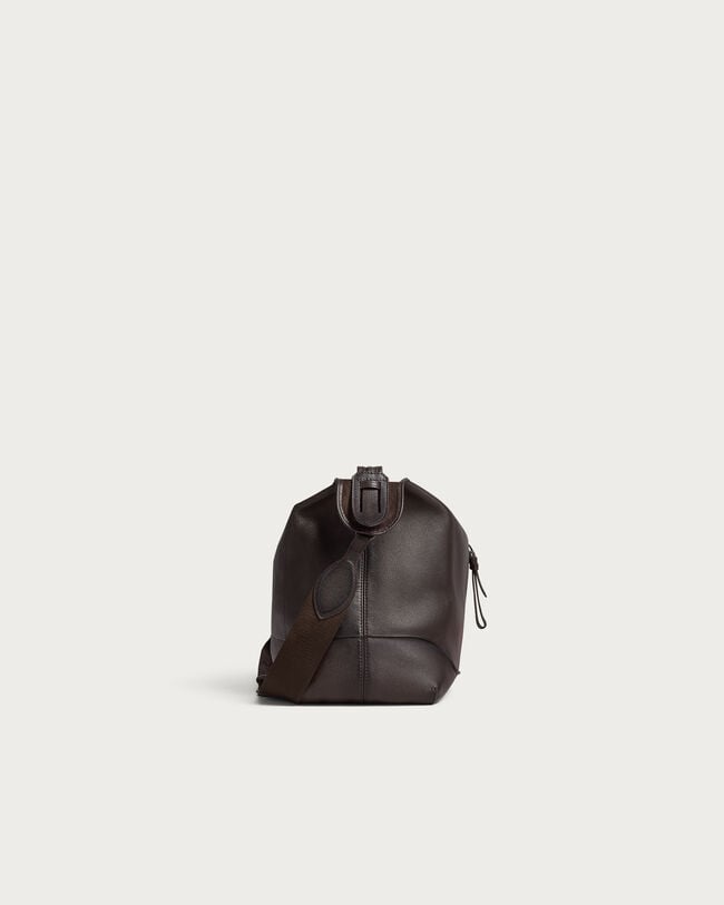 Un Jour Hobo Shoulder Bag, Dark Brown, hi-res