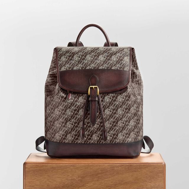 Sac À Dos Toile Marbeuf Backpack, DARK BROWN + MADURO, hi-res 8