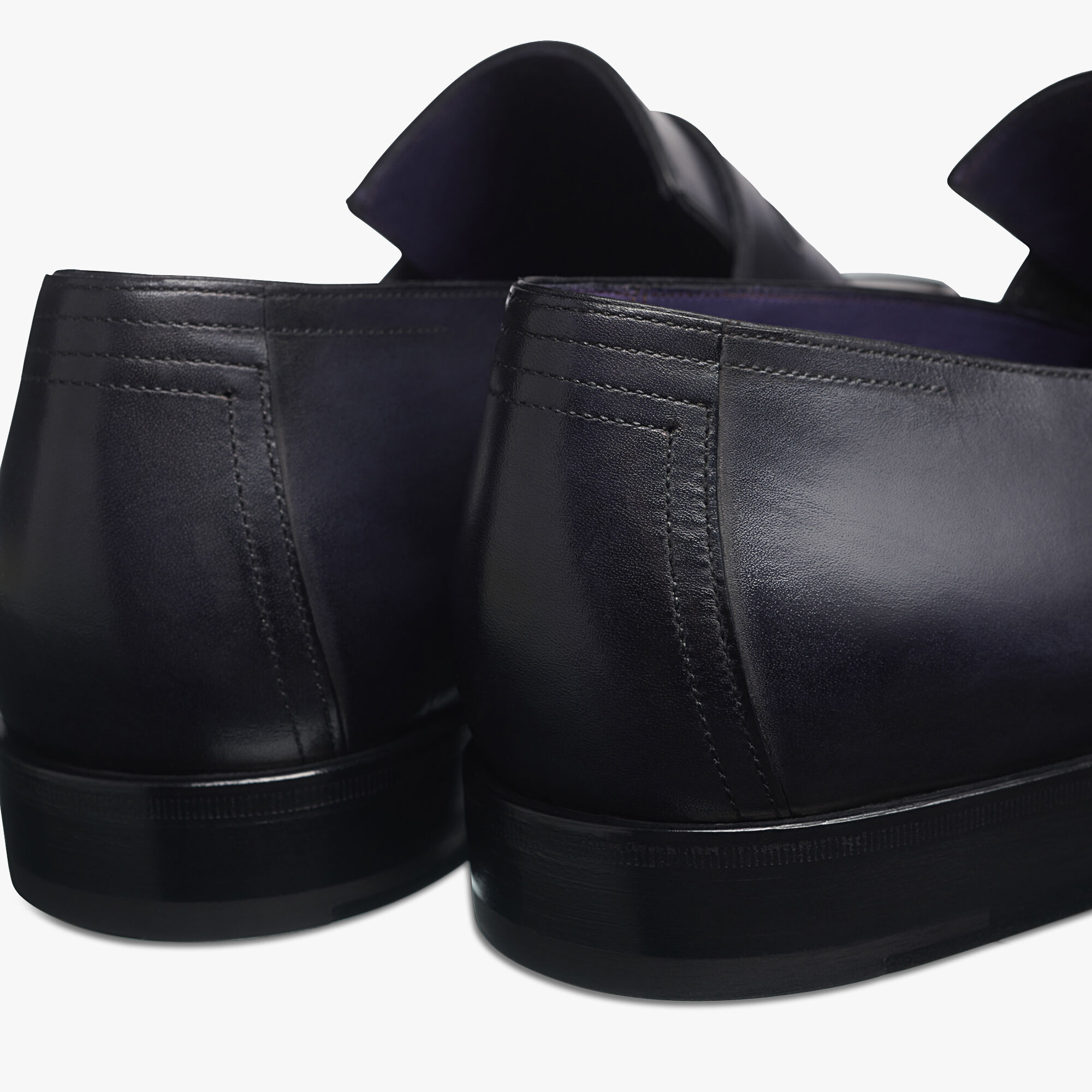 Andy Demesure Leather Loafer, NERO GRIGIO, hi-res 5