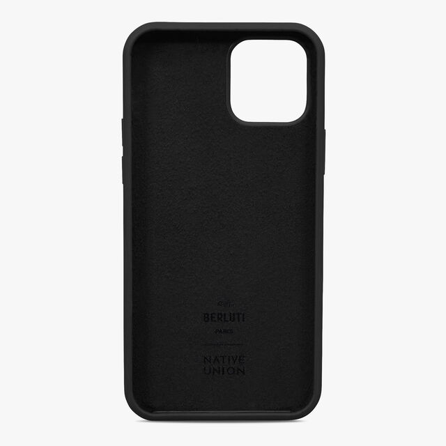 Silicone iPhone 12 Pro Case , BLACK, hi-res 2