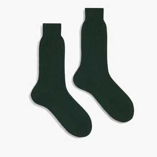 Alessandro Cotton Socks, DEEP GREY GREEN, hi-res