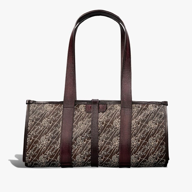 Cabas De Voyage Toile Marbeuf Tote Bag, DARK BROWN + MADURO, hi-res 12