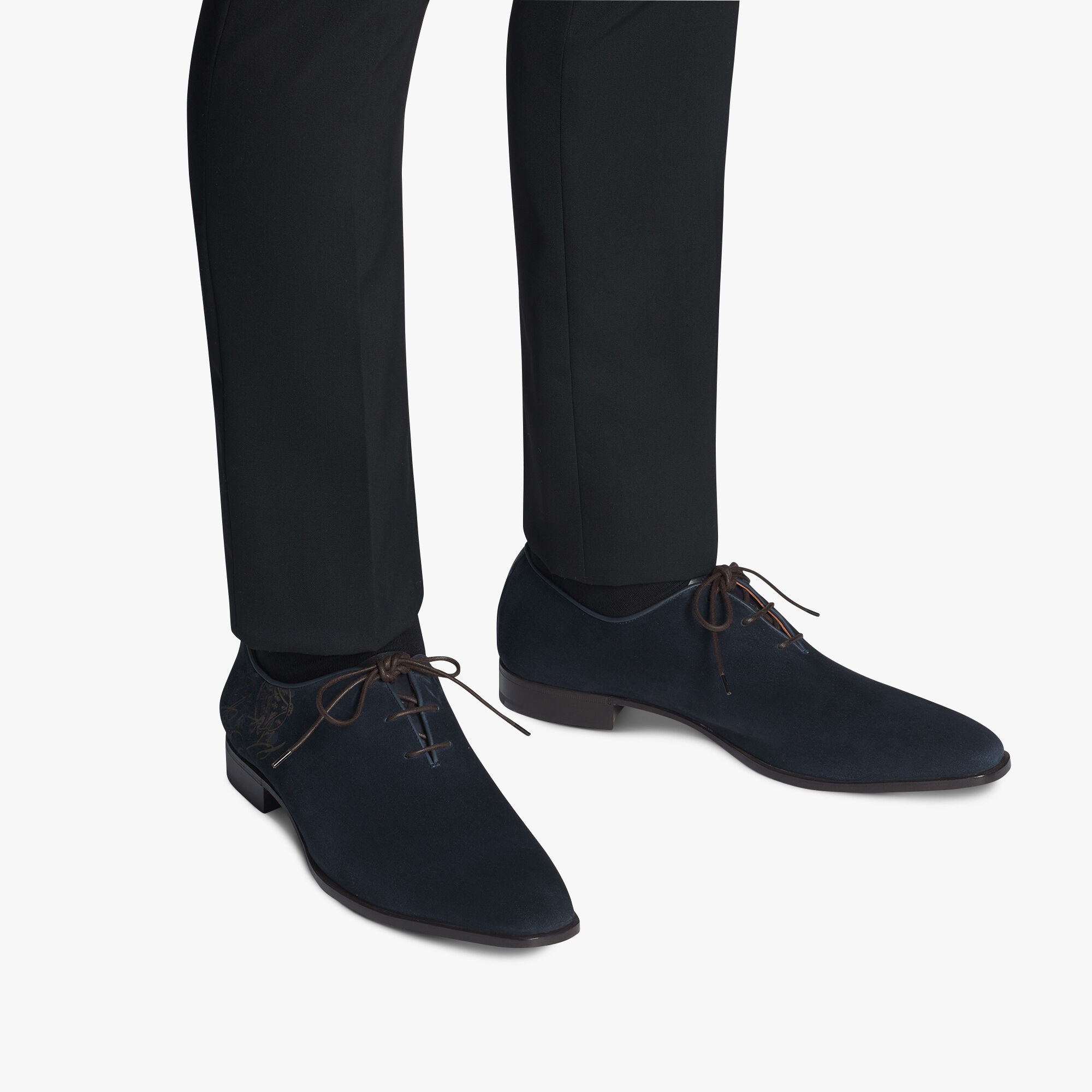 Alessandro D mesure Scritto Camoscio Leather Oxford Berluti US