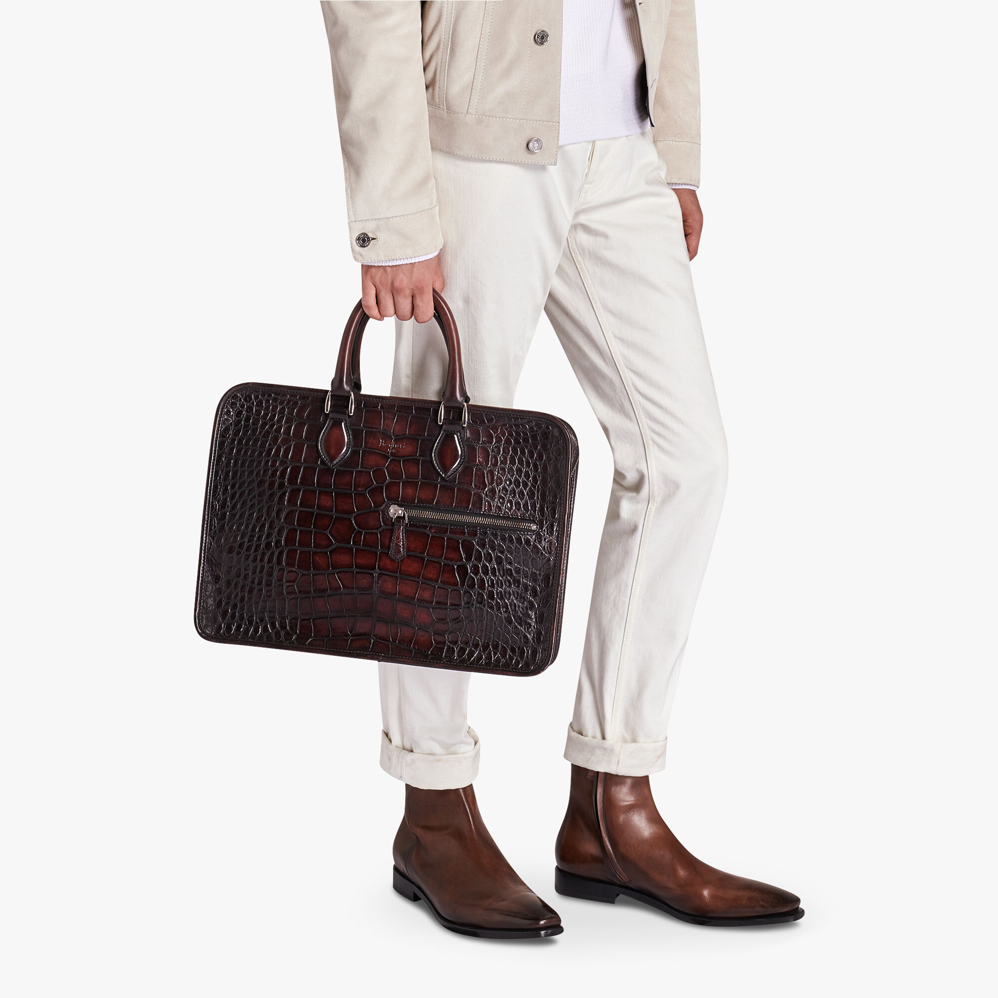 Berluti briefcase sale clearance