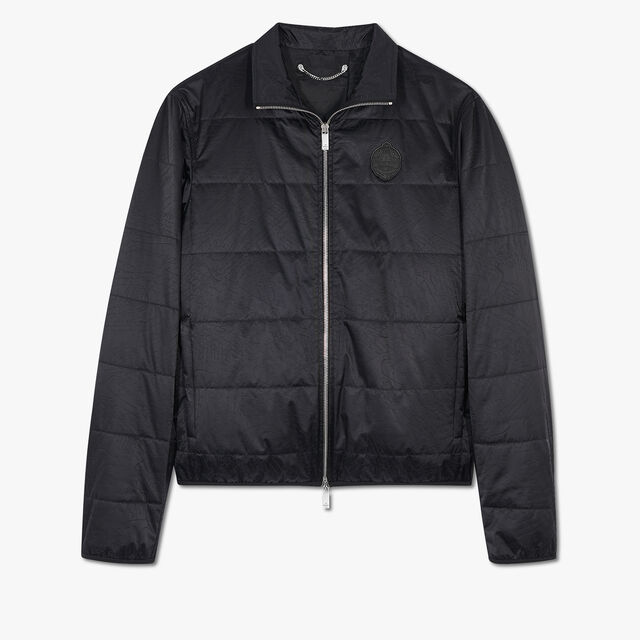 Nylon Scritto Quilted Jacket, NOIR, hi-res 1