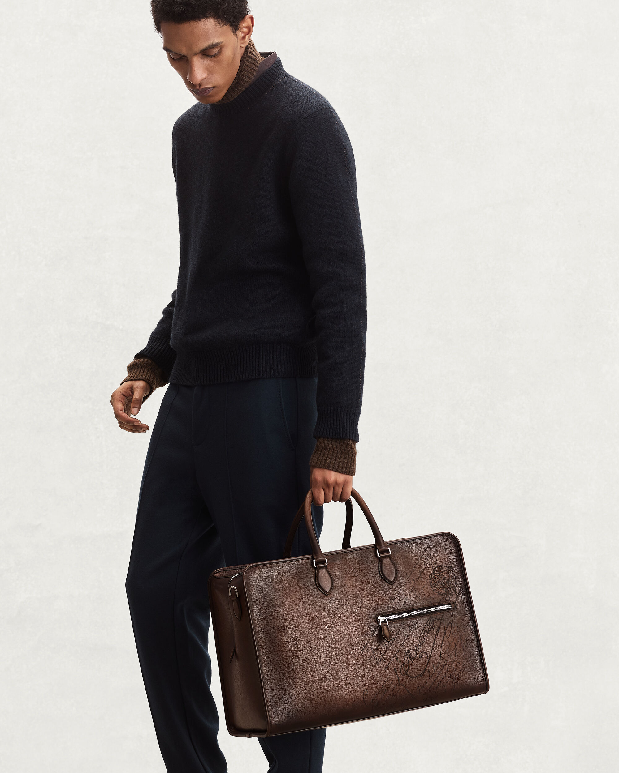 Overnight旅行袋, Soft Brown, hi-res