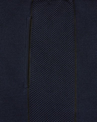 Shadow Pants with Leather Details, Navy, hi-res