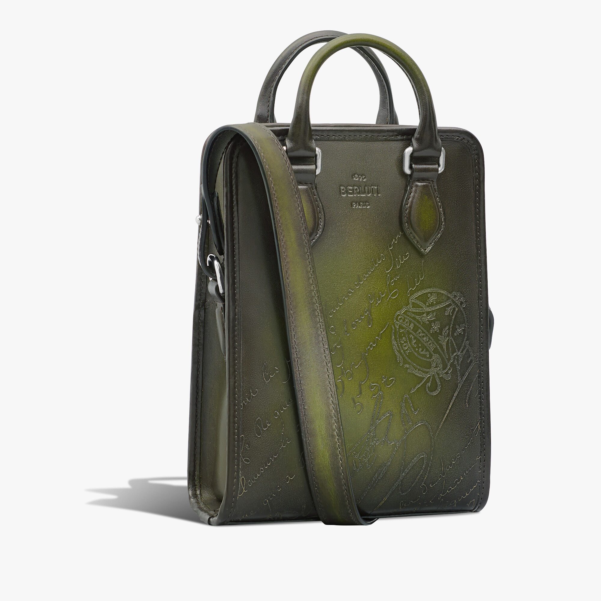 ★BERLUTI直営店★Premier Jour Gulliver メッセンジャー Premier Jour Gulliver Scritto Leather Messenger | Berluti