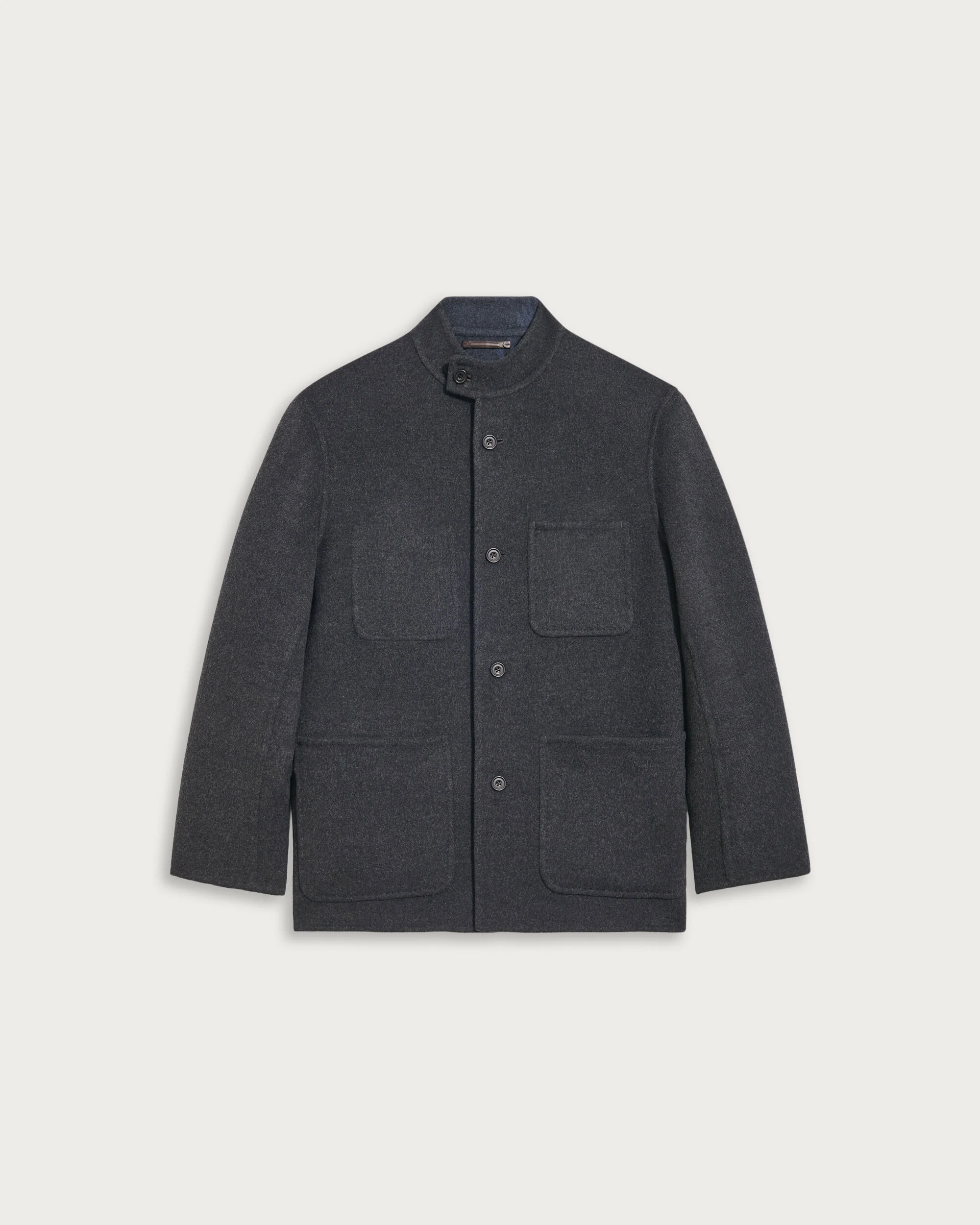 Double Face Foresti&egrave;re Jacket, Anthracite & Internal Giant Scritto, hi-res