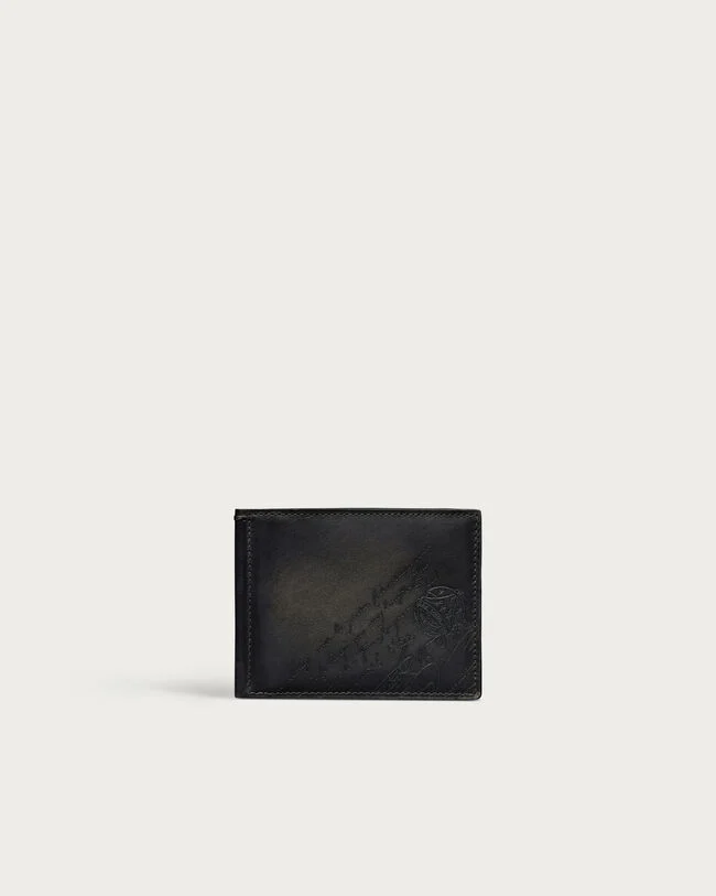 Figure Compact Wallet, Nero Grigio, hi-res