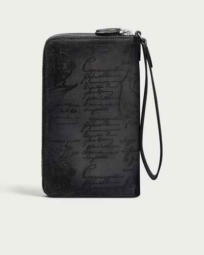 Tali Maxi Zipped Pouch, Nero Grigio, hi-res