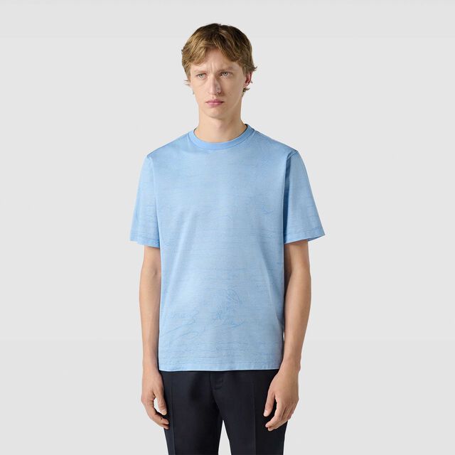 Scritto Pique T-Shirt, PALE BLUE, hi-res 2