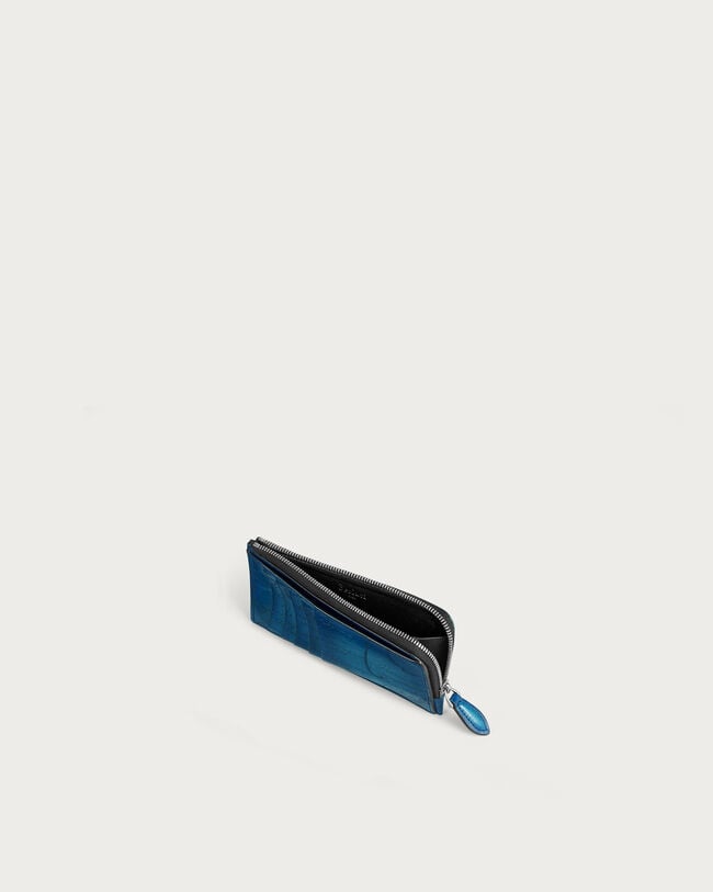 Koa Maxi Zipped Card Holder, Gasoline, hi-res
