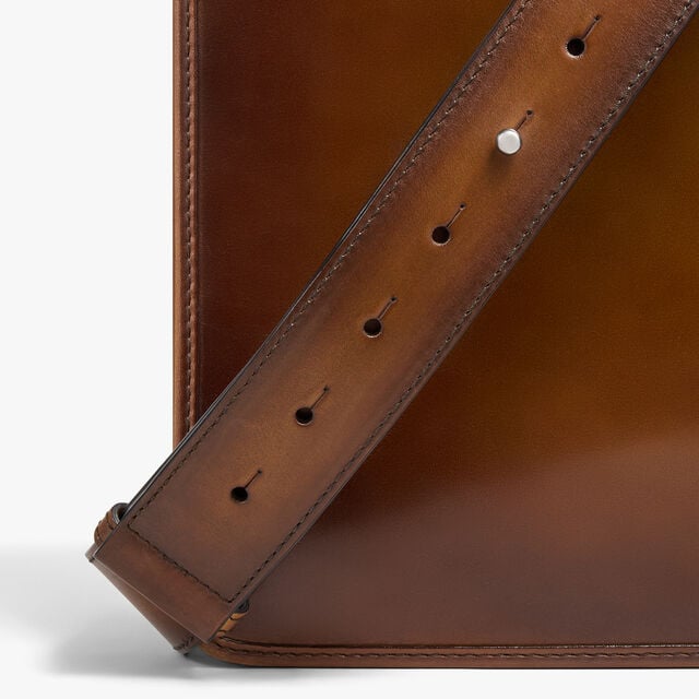 Cartable Deux Jours En Cuir, CACAO INTENSO, hi-res 10