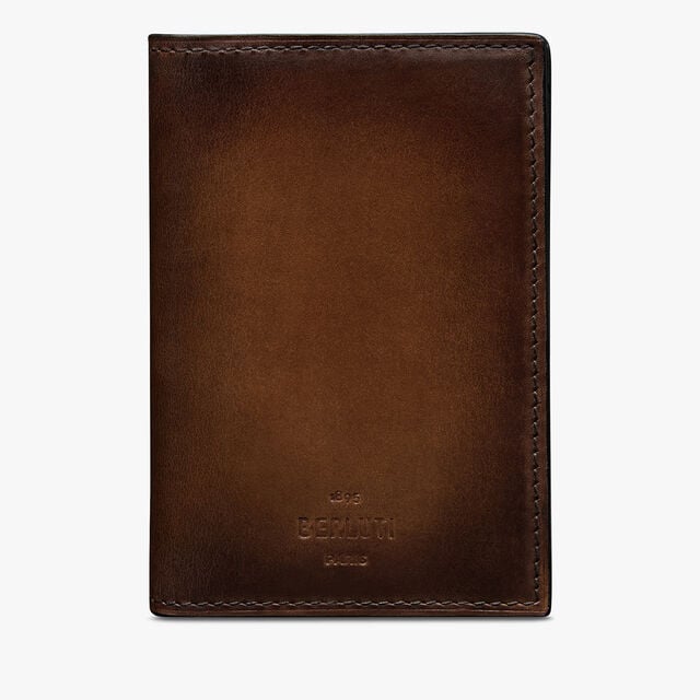 Jagua Leather Card Holder, CACAO INTENSO, hi-res 1