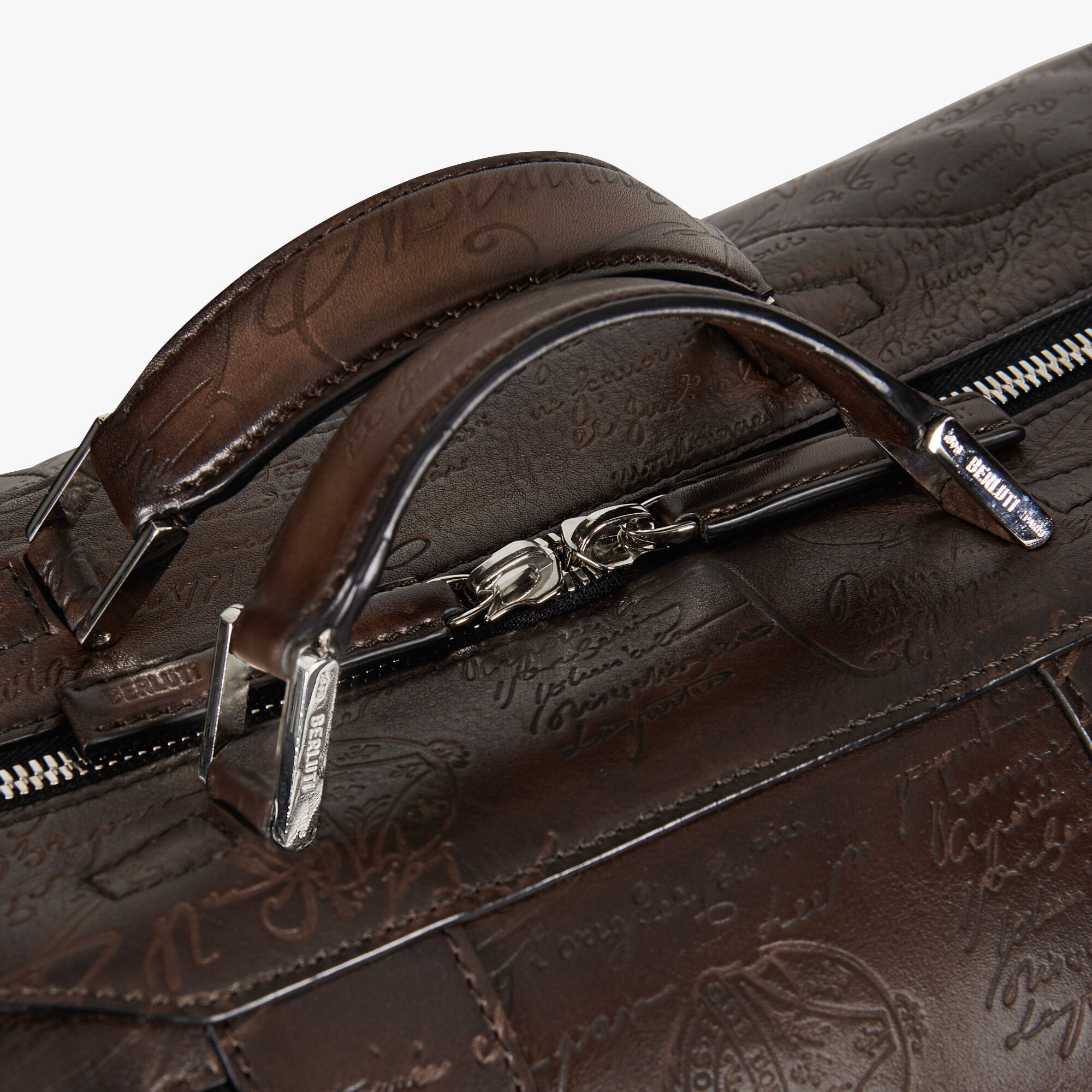 small leather carry on bag