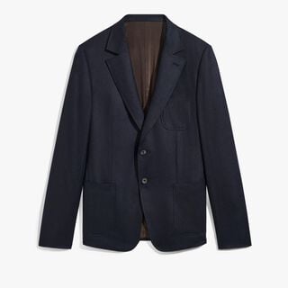 Veste En Cachemire Stretch, COLD NIGHT BLUE, hi-res