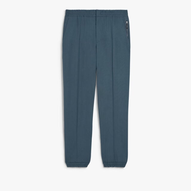 Stretch Wool Jogpants, GREYISH BLUE, hi-res 1