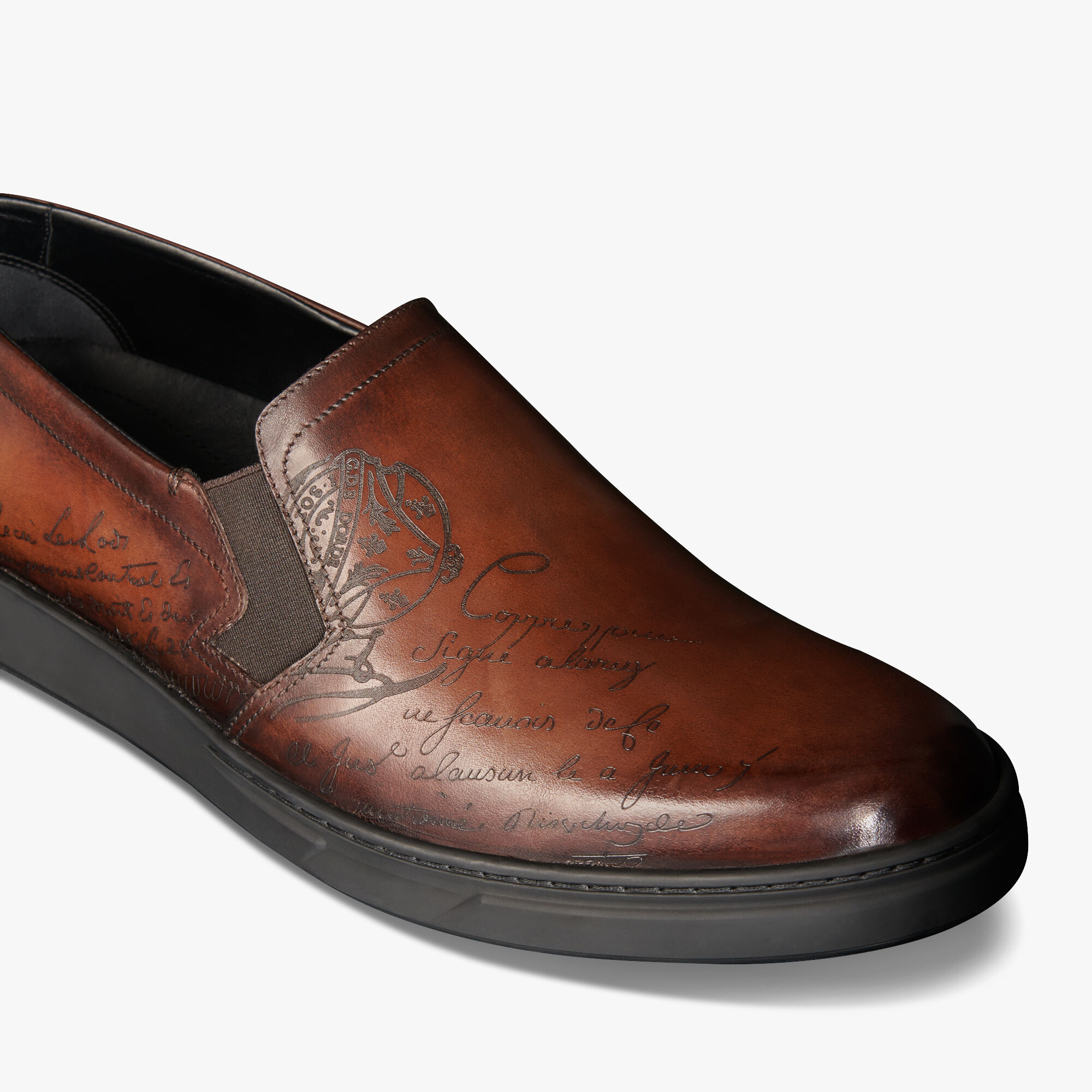 slip on en cuir