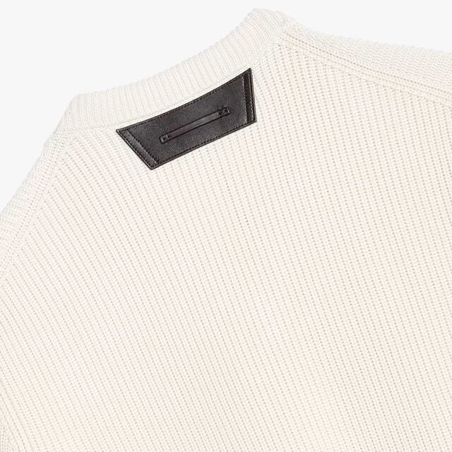 Cotton Silk English Ribs V-Neck, SHELL, hi-res 8