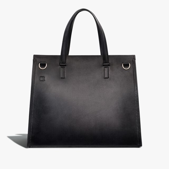 Luti 38 Leather Tote Bag, NERO GRIGIO, hi-res 3