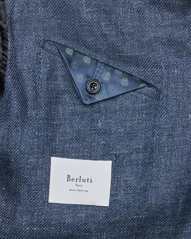 Marcello Jacket with Leather Details, Soladite Blue, hi-res