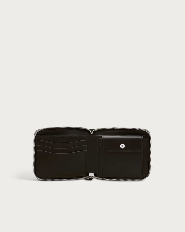 Portefeuille Compact Zipp&eacute; Itauba Square, Nero Grigio, hi-res