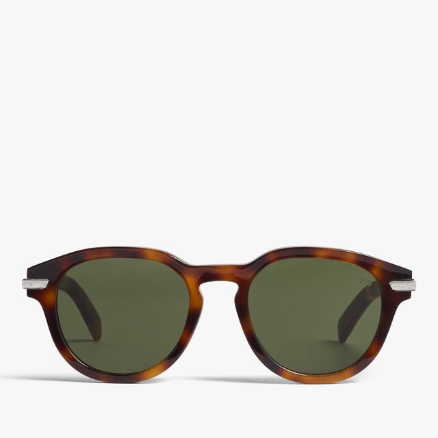Sunrise Acetate Sunglasses, DARK HAVANA + SOLID GREEN, hi-res 1