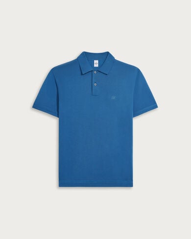 B-Thabor Embroidery Polo, Helvetia Blue, hi-res