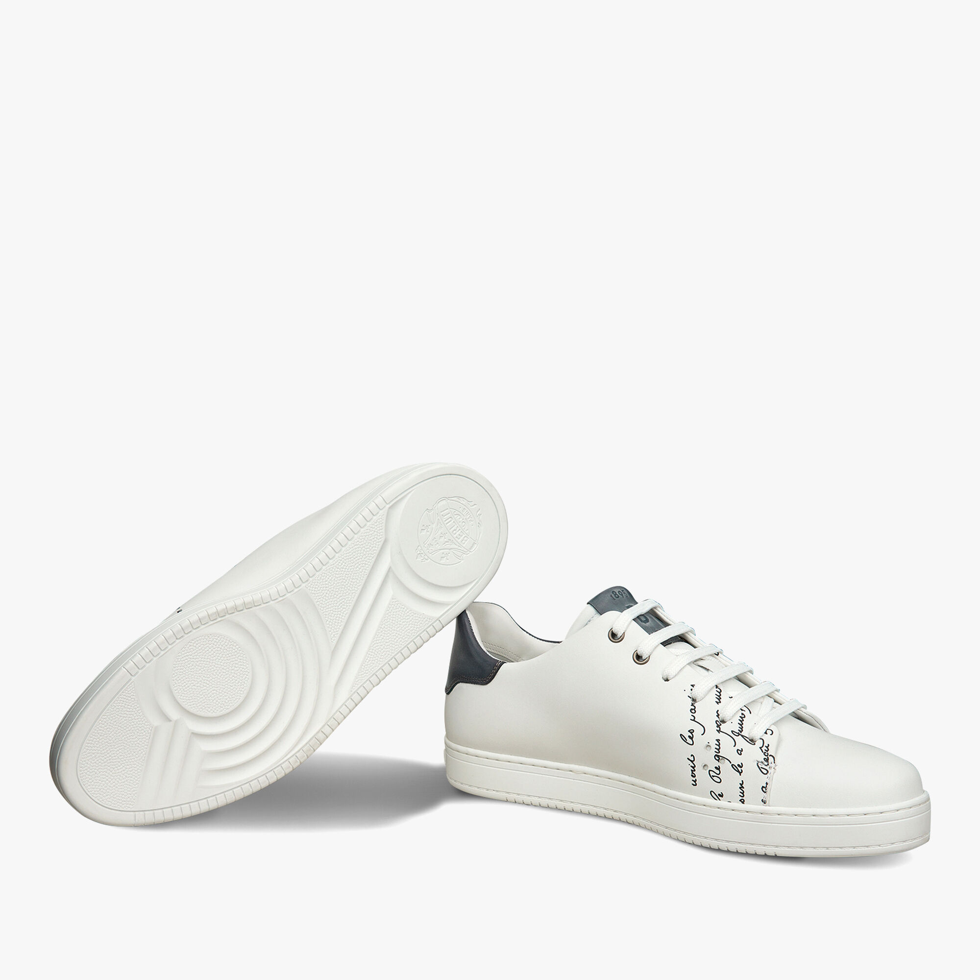 Playtime Scritto Leather Sneaker, LIGHT ALUMINIO, hi-res 4